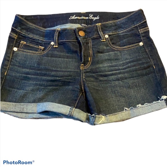 American Eagle Outfitters Pants - American Eagle dark denim short with stretch